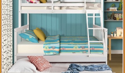 Nên mua giường tầng làm từ gỗ hay sắt?